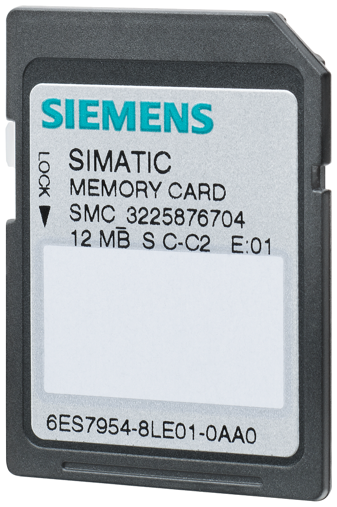 SIMATIC S7 MEMORY CARD, 4MB