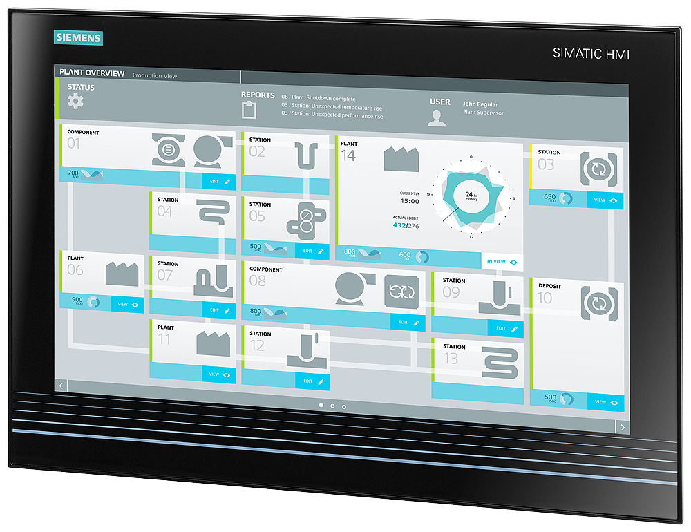 SIMATIC Flat Panel 15&#34; Multitouch Ext