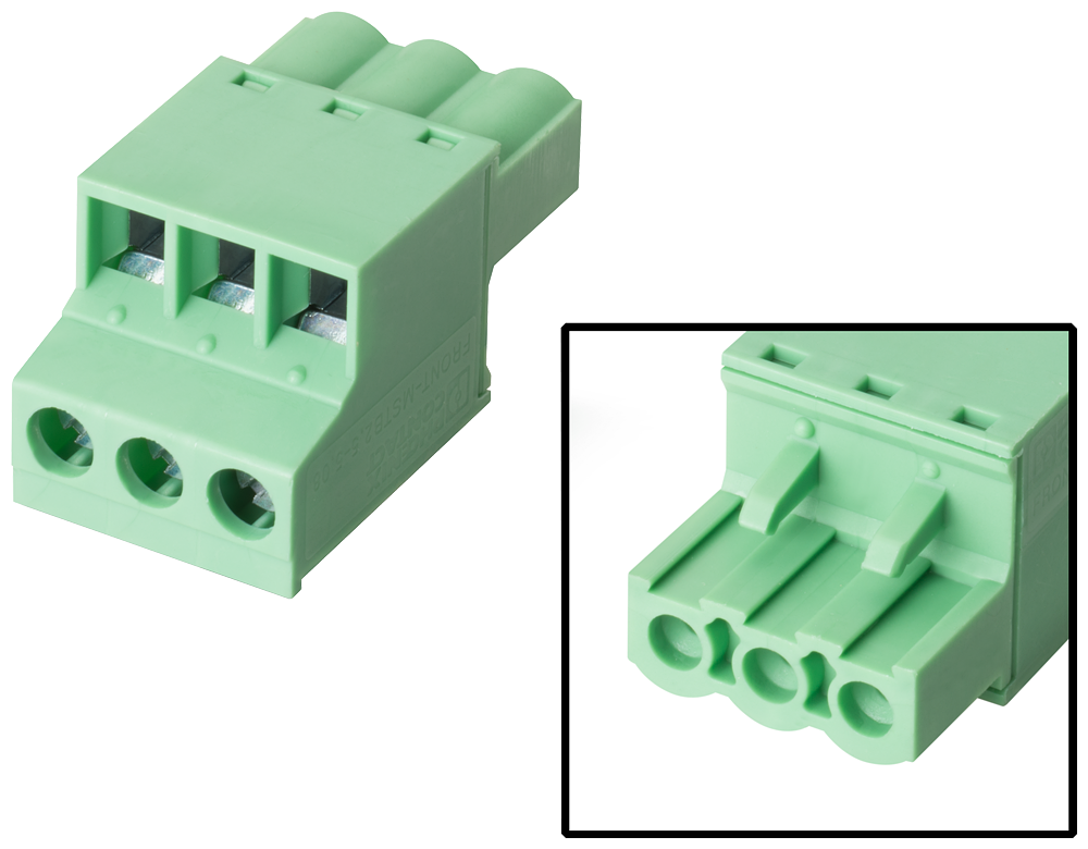 Connector. female. 3-pin. type 4