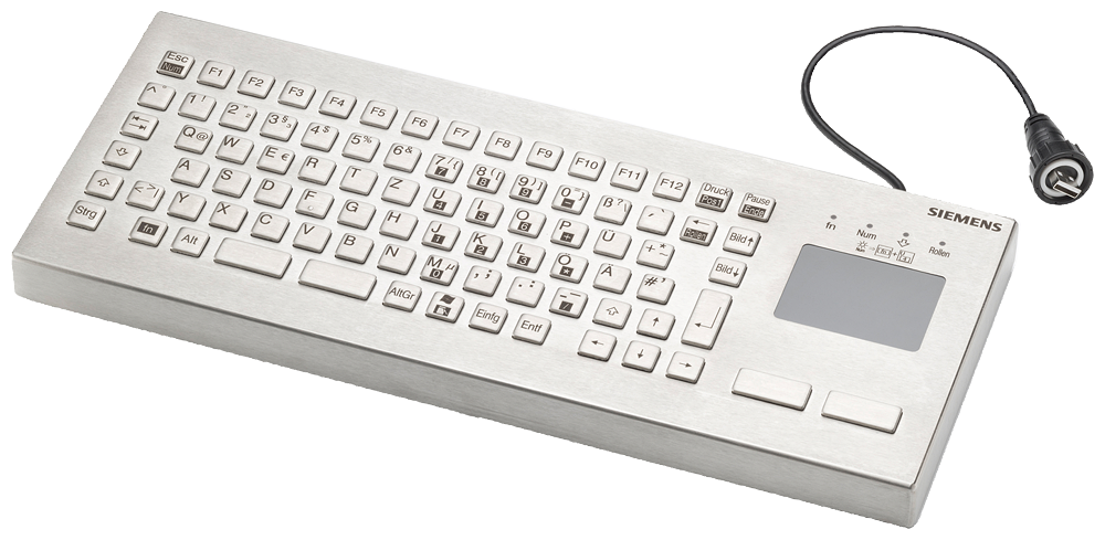 USB keyboard GER. KV25605. INOX