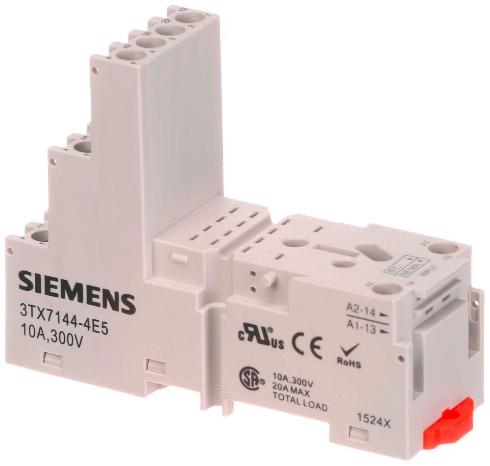 RELAY SOCKET,14-PIN,TOUCHSAFE,ELEV TERM