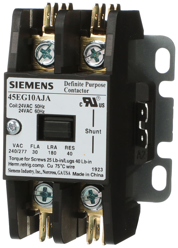 Contactor, 45DP,30A,1P,Open,120V