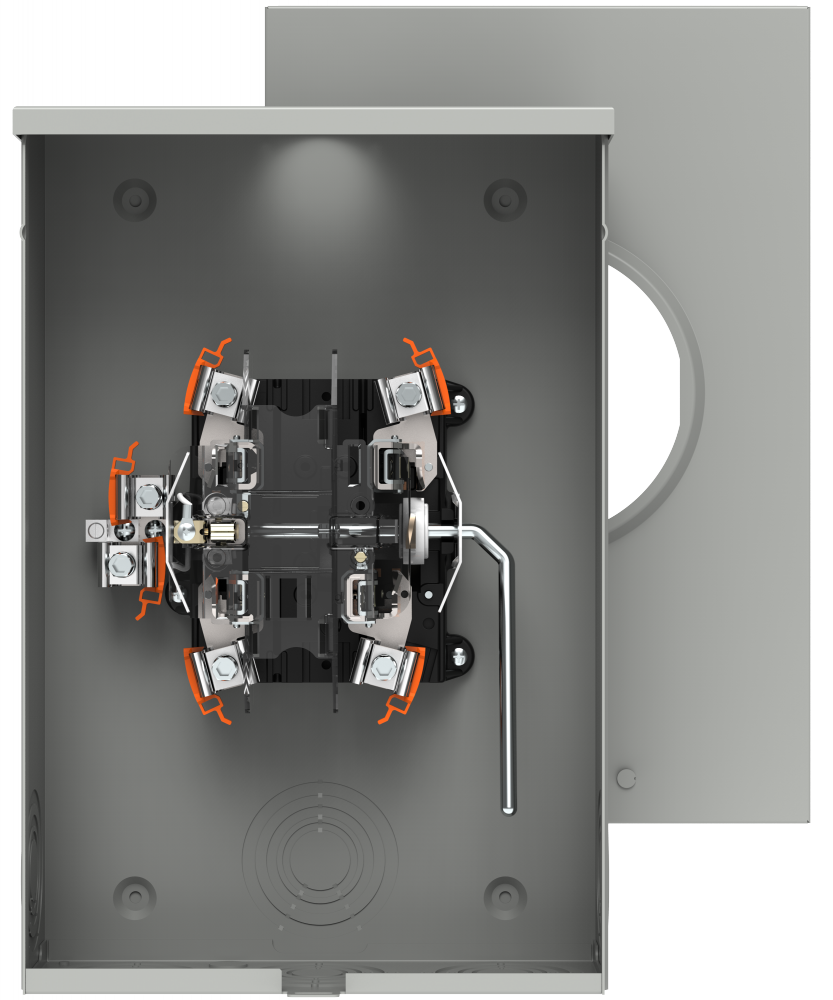 TALON 200A 5J RGLS 1POS LVRBPS MS OH/UG