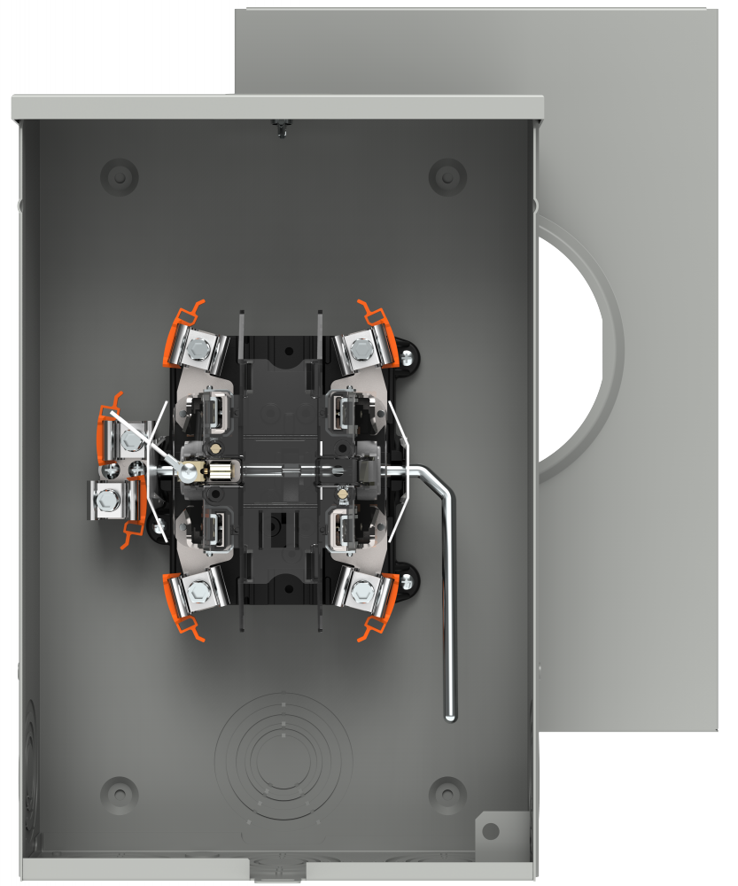 TALON 200A 5J RGLS 1POS LVRBPS MS OH/UG