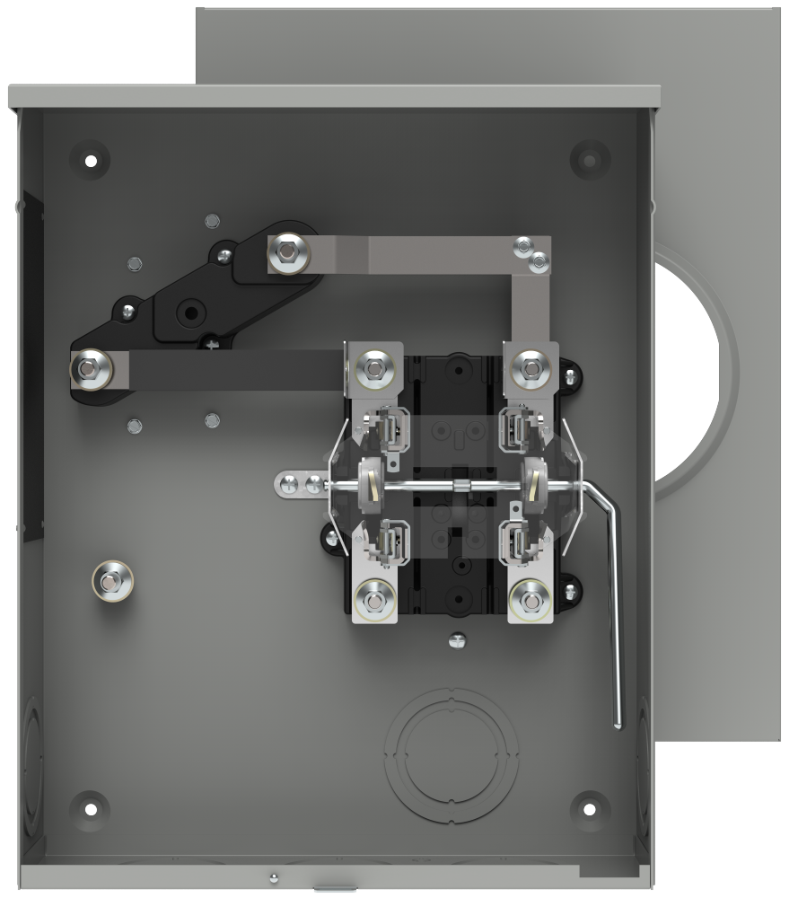 TALON 320 AMP 4-TERM METER SOCKET,  SIDE