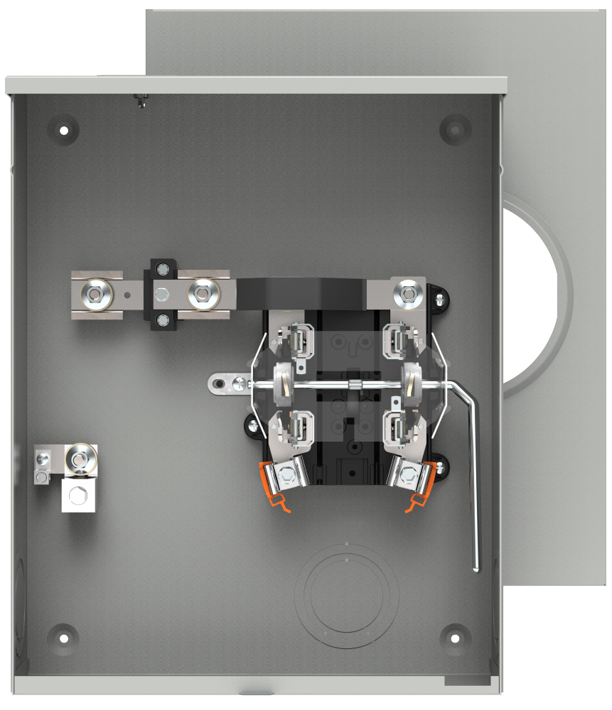 TALON HQ4-2W STL RINGLESS COVERPLATE