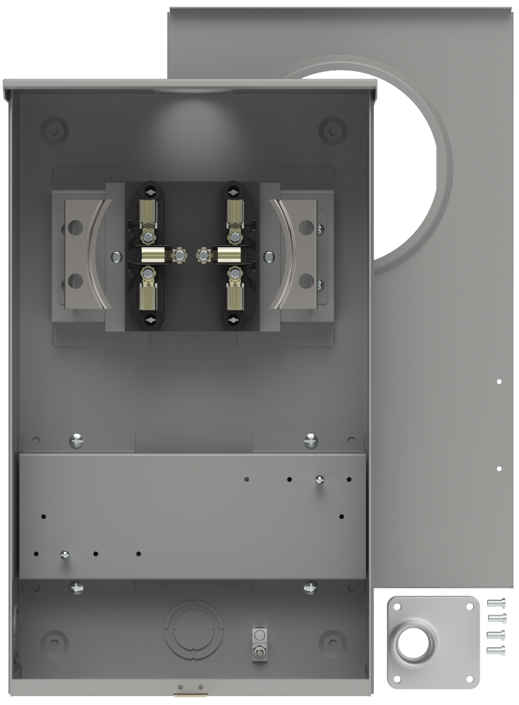 TALON PTS-6, AL, 1 IN HUB, 20 AMP, SOLID