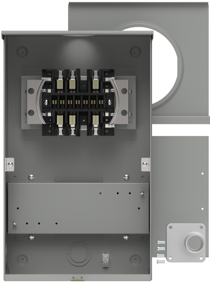 TALON PTS-13 ALUM, SPLIT COVER 1IN HUB