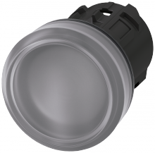 Siemens 3SU10016AA700AA0 - INDICATOR LIGHT, CLEAR, SMOOTH LENS