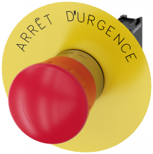 Siemens 3SU11501HB201CJ0 - EMERG-STOP, TWIST RELEASE RED MH  40MM