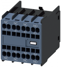 Siemens 3RH29112HA130KT0 - AUX. SWITCH BLOCK.1NO+3NC