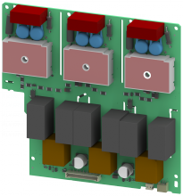 Siemens 3RW59210PA04 - printed-circuit board 480V 3RW52 sz1 13A