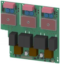 Siemens 3RW59510PE05 - printed-circuit board 600V 3RW55 sz1 38A