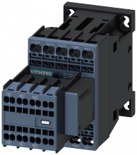 Siemens 3RT20162DB44 - CONTACTOR S00 9A 24VDC 2NO 2NC SPRG