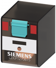 Siemens LZX:PT270615 - PLUG-IN RELAY 2 CHANGEOVER CONT. AC 115V