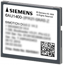 Siemens 6AU14002PA020AA0 - SIMOTION D, CF CARD 1 GB FOR D4XX