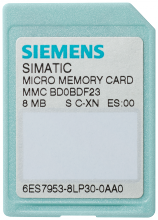 Siemens 6ES79538LP310AA0 - MEMORY MMC IM151 S7300/ET200S 3.3V 8MB