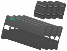 Siemens 6ES72911AD300XA0 - Door Kit CPU 1217C  (4/Pack)