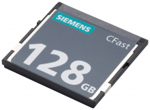 Siemens 6ES76482BF100XM1 - SIMATIC CFAST memory card. 128 GB
