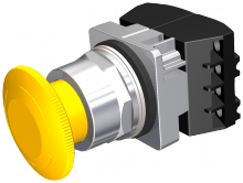 Siemens 52BR8W4G - PTR,NEMA4X,MTD,PLASTIC CAP YELLOW,2NC