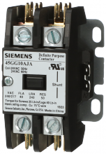 Siemens 45GG10AGA - Contactor, 45DP,40A,1P,Open,240V