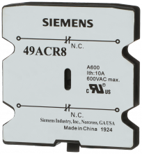 Siemens 49ACR8 - Aux Switch DP, 2NC, 30-60amp