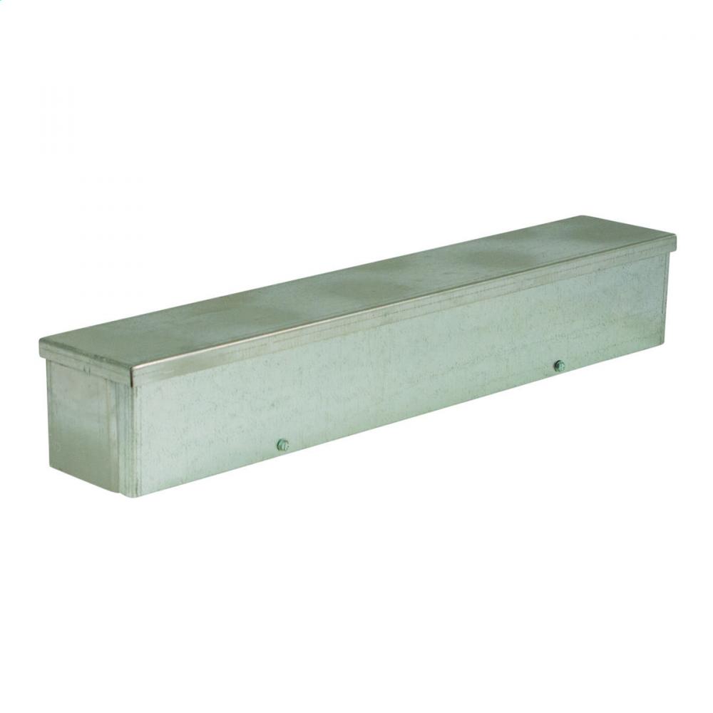 N3R GUTTER 12X12X48 CRBN STL -GALV