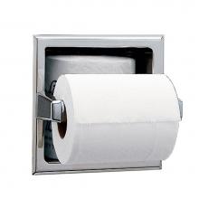 Bobrick 6637 - Recessed Toilet Tissue Dispenser With Storage For Extra Roll