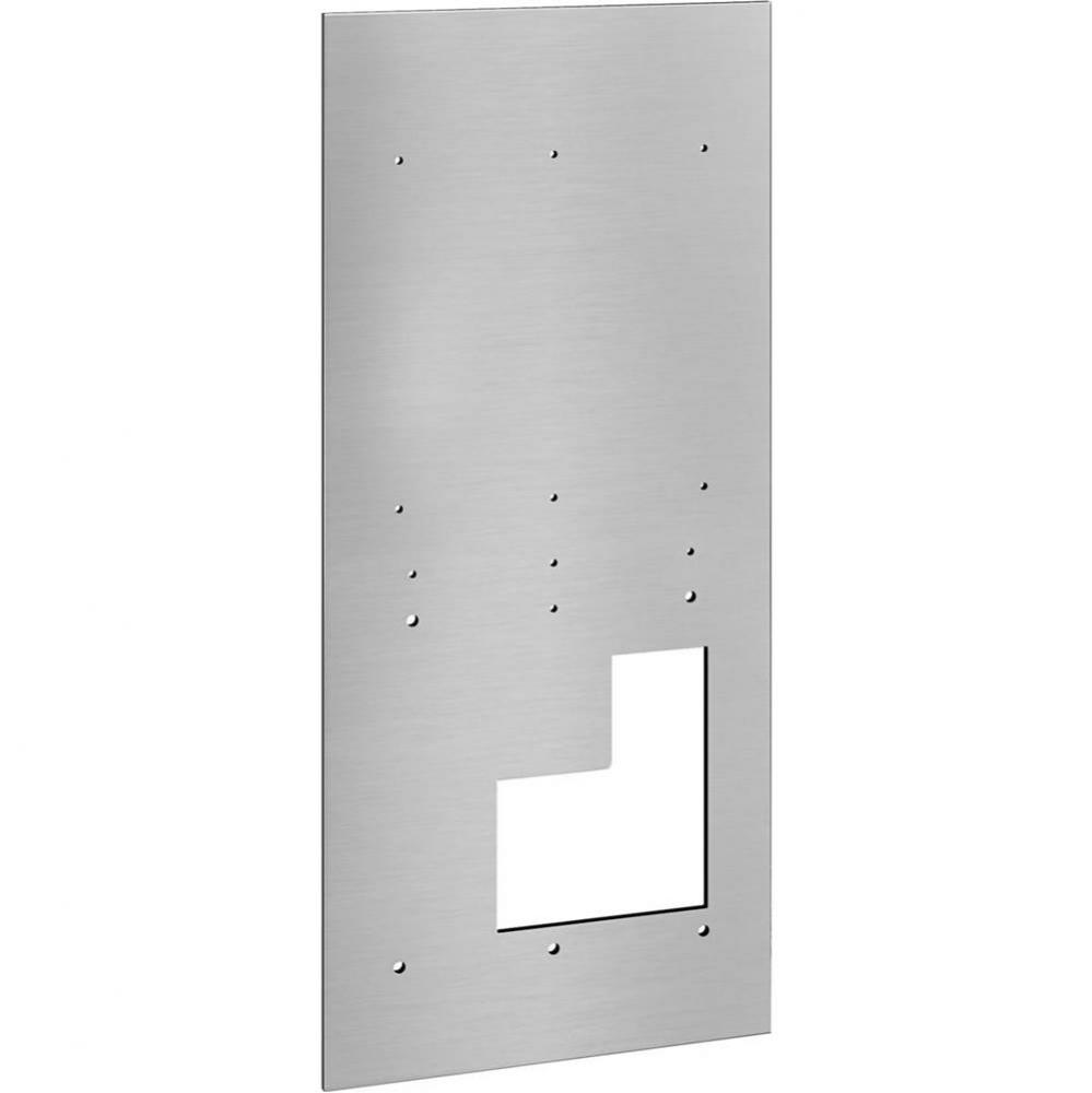 Stainless Steel Back Panel for Single EZ Bottle Filling Station