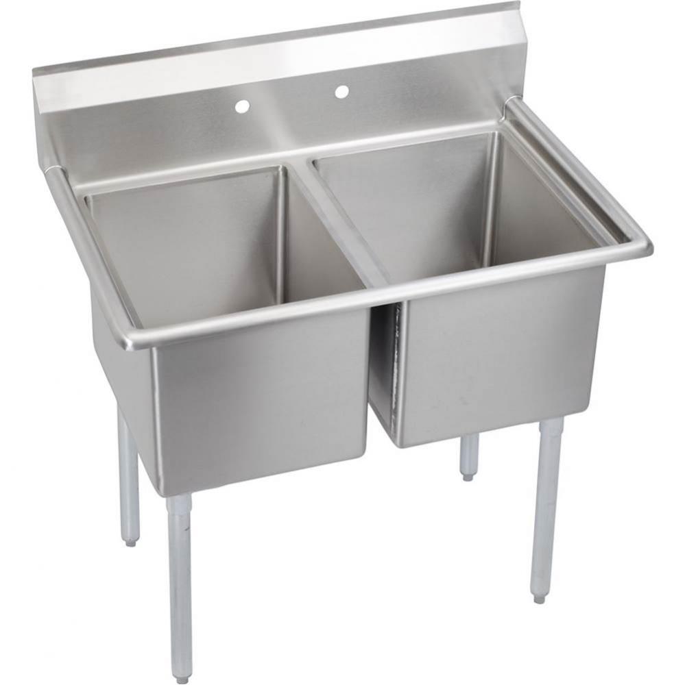 Dependabilt Stainless Steel 43&apos;&apos; x 23-13/16&apos;&apos; x 44-3/4&apos;&apos; 16 Gauge Tw