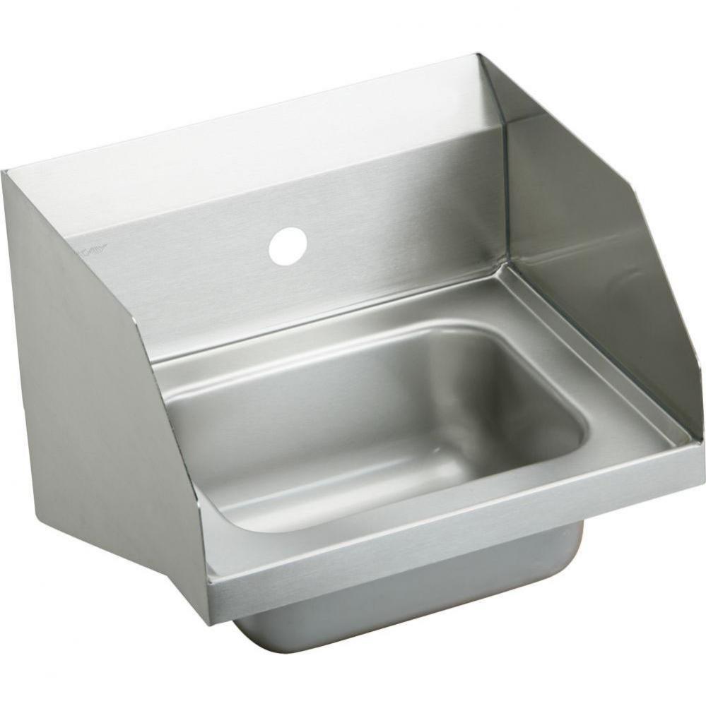 Stainless Steel 16-3/4&apos;&apos; x 15-1/2&apos;&apos; x 13&apos;&apos;, Single Bowl Wall Hung Ha