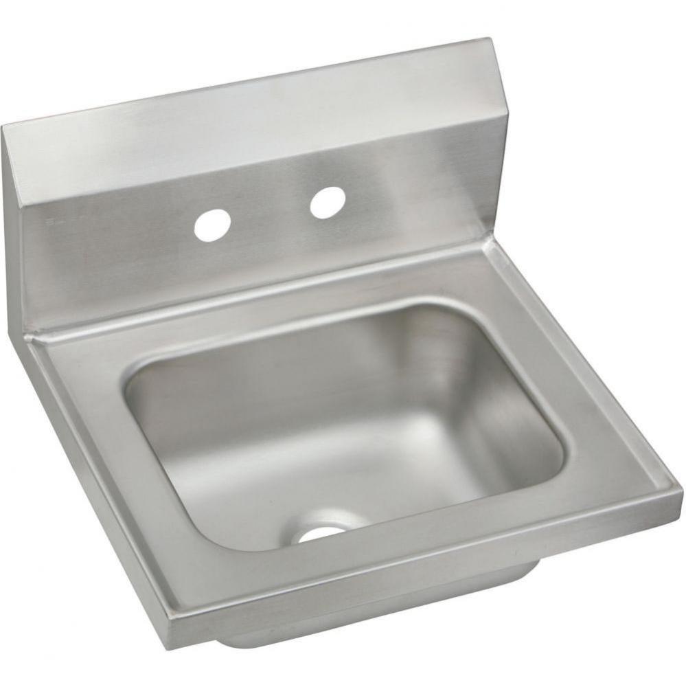 Stainless Steel 16-3/4&apos;&apos; x 15-1/2&apos;&apos; x 13&apos;&apos;, Single Bowl Wall Hung Ha