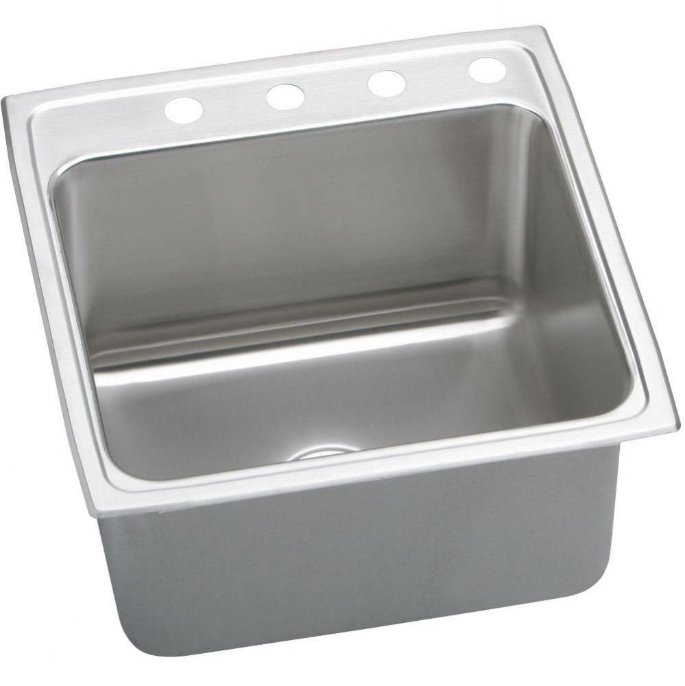 Lustertone Classic Stainless Steel 22&apos;&apos; x 22&apos;&apos; x 10-1/8&apos;&apos;, Single Bo