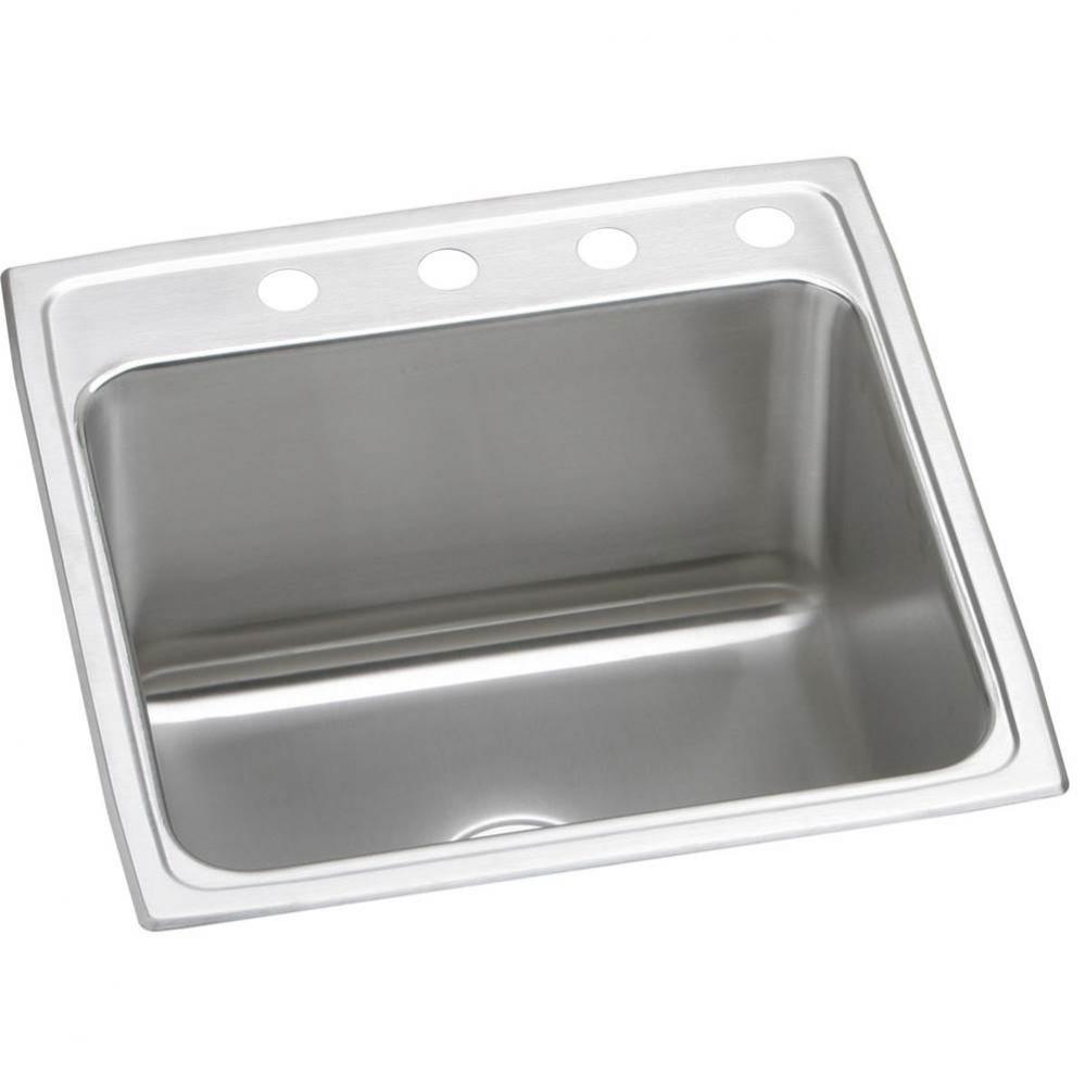 Lustertone Classic Stainless Steel 22&apos;&apos; x 22&apos;&apos; x 12-1/8&apos;&apos;, MR2-Hole