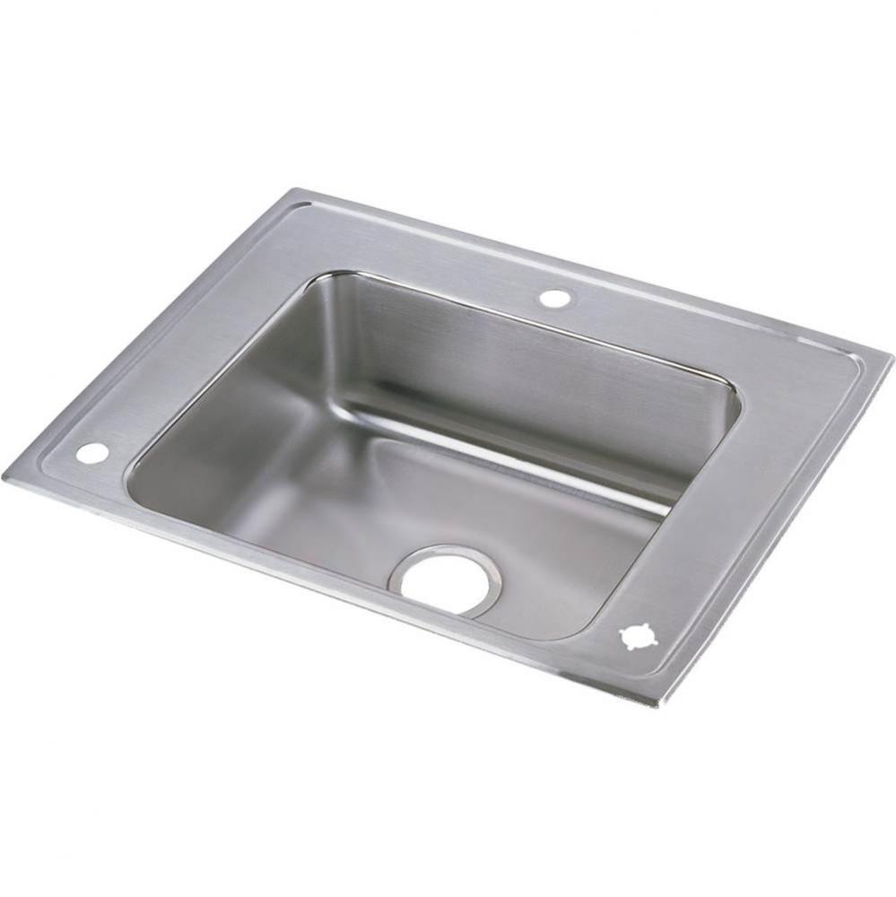 Lustertone Classic Stainless Steel 28&apos;&apos; x 22&apos;&apos; x 6&apos;&apos;, Single Bowl Dr