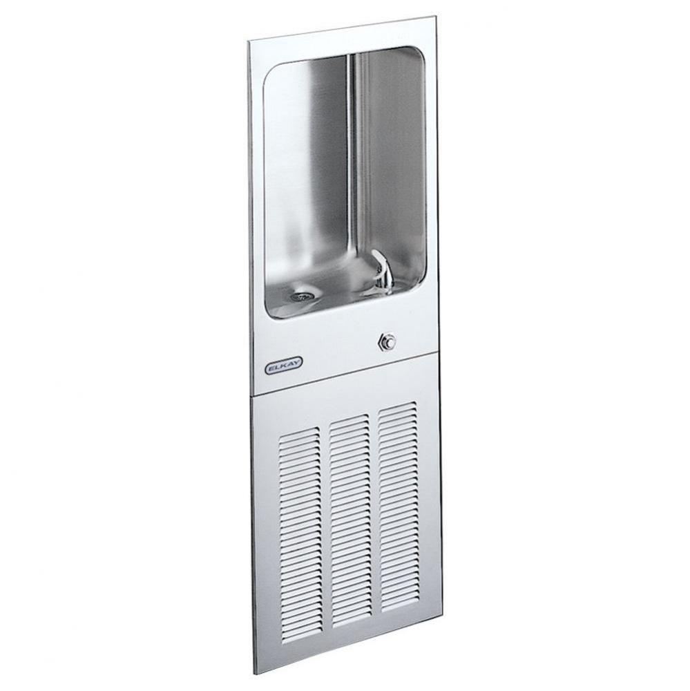 Cooler Wall Mount Fully Recessed Non-Filtered Refrigerated 12 GPH, Stainless