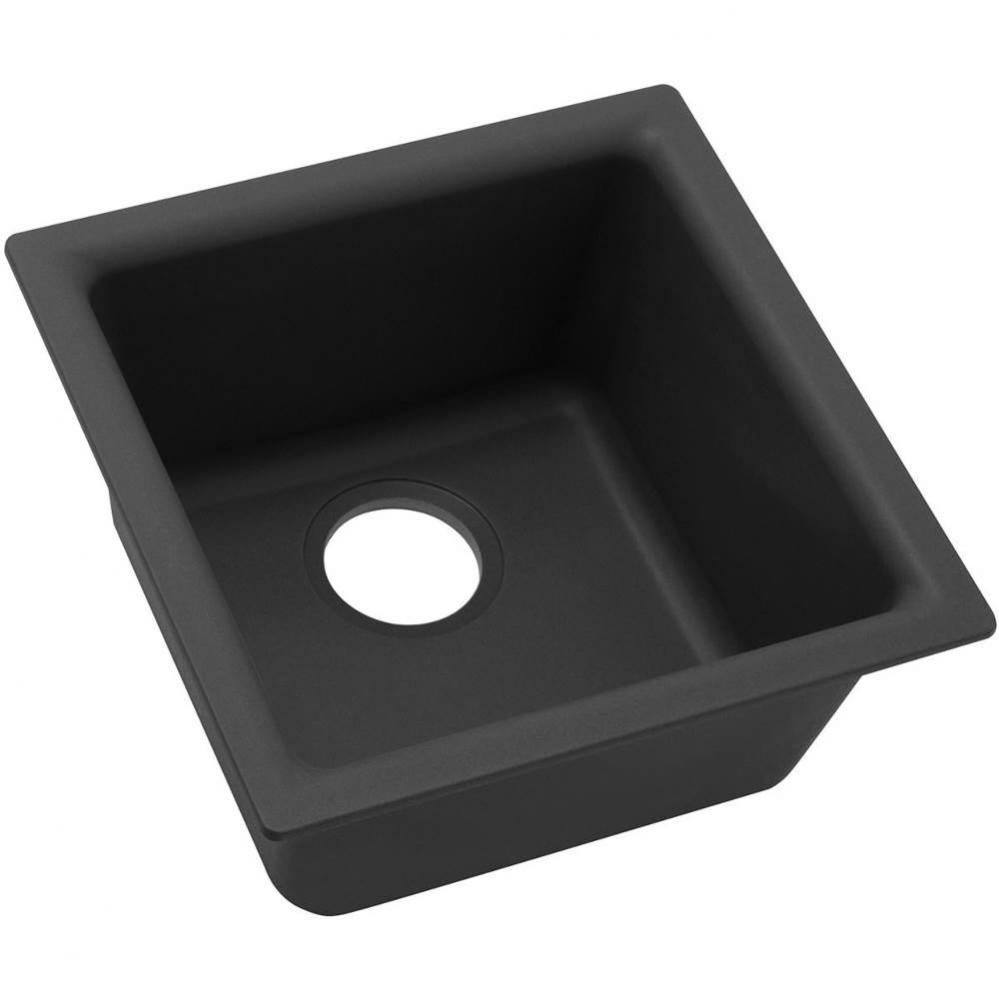 Quartz Classic 15-3/4&apos;&apos; x 15-3/4&apos;&apos; x 7-11/16&apos;&apos;, Single Bowl Dual Mou