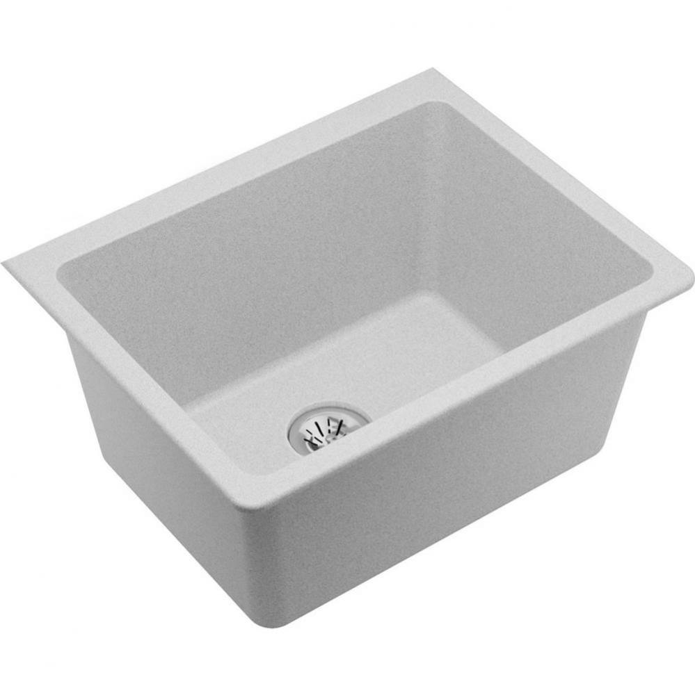 Quartz Classic 25&apos;&apos; x 18-1/2&apos;&apos; x 11-13/16&apos;&apos;, Undermount Laundry Sink