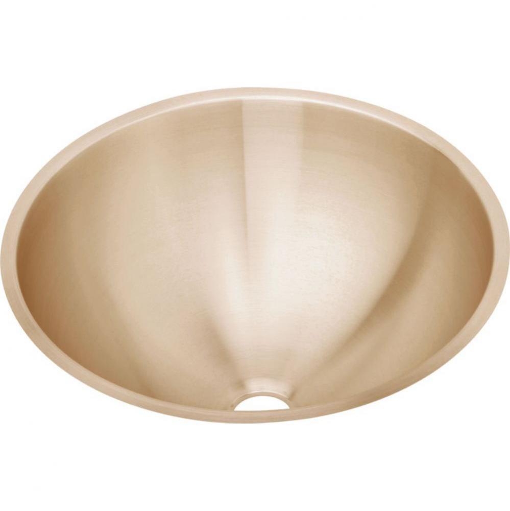 CuVerro Antimicrobial Copper 18-3/8&apos;&apos; x 18-3/8&apos;&apos; x 8&apos;&apos;, Single Bowl