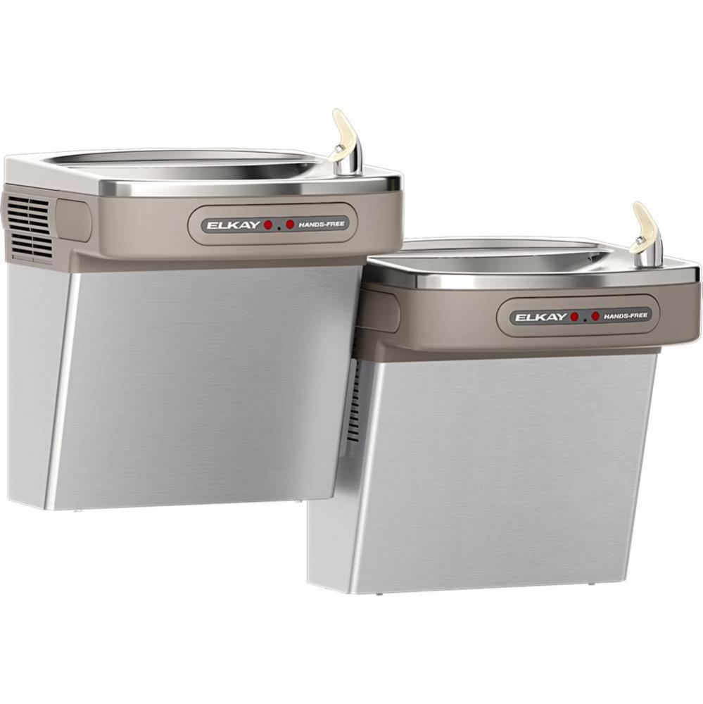 Bi-Level ADA Cooler Dual Hands Free Activation Refrigerated Stainless
