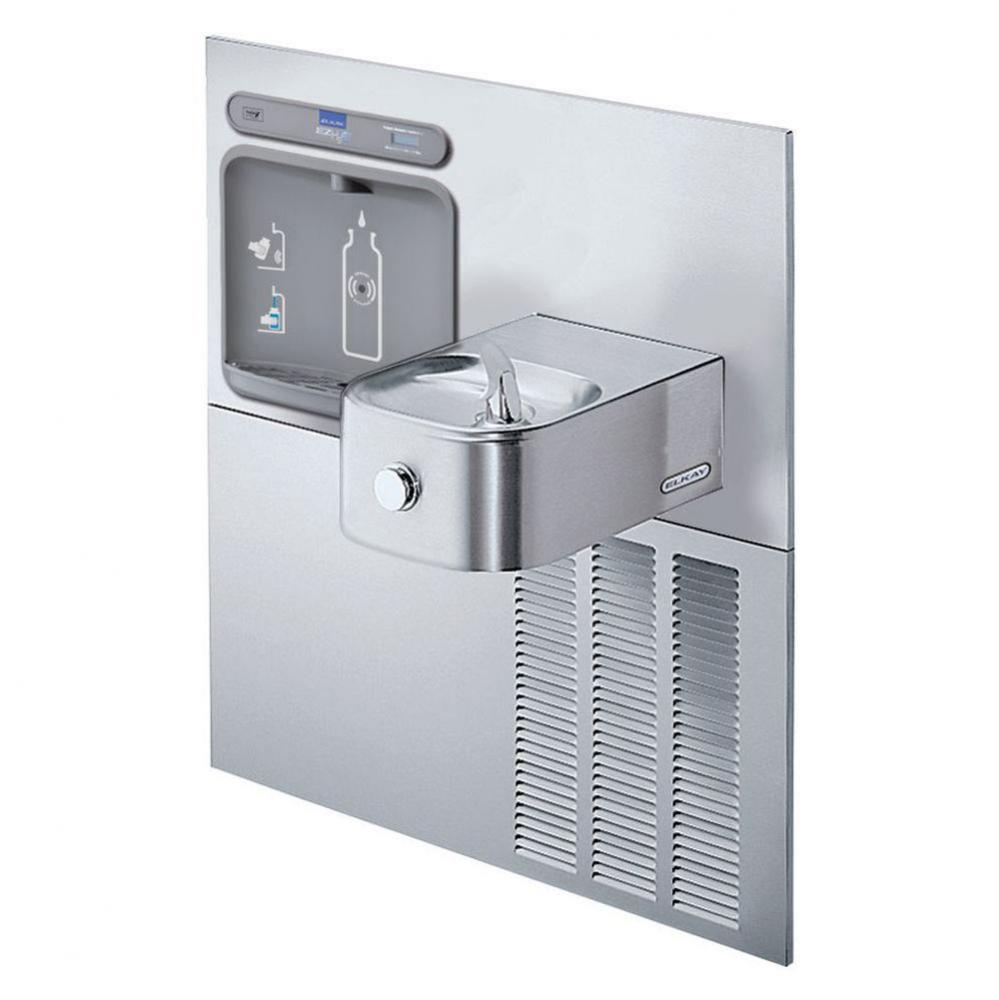ezH2O Retrofit Bottle Filling Station and Soft Sides Fountain, Non-Filtered Refrigerated Stainless