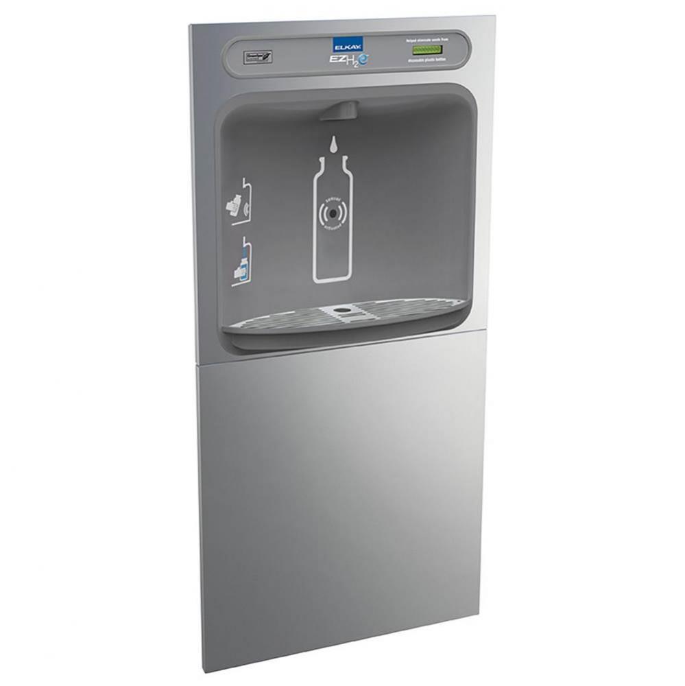 ezH2O In-Wall Bottle Filling Station with Mounting Frame, Non-Filtered Non-Refrigerated Stainless