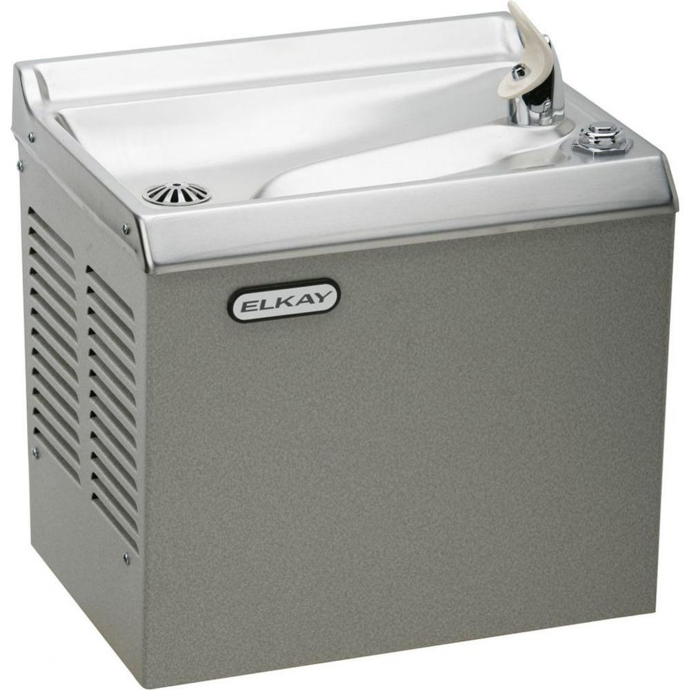 Elkay Cooler Wall Mount Slant Front Non-Filtered, Non-Refrigerated Stainless