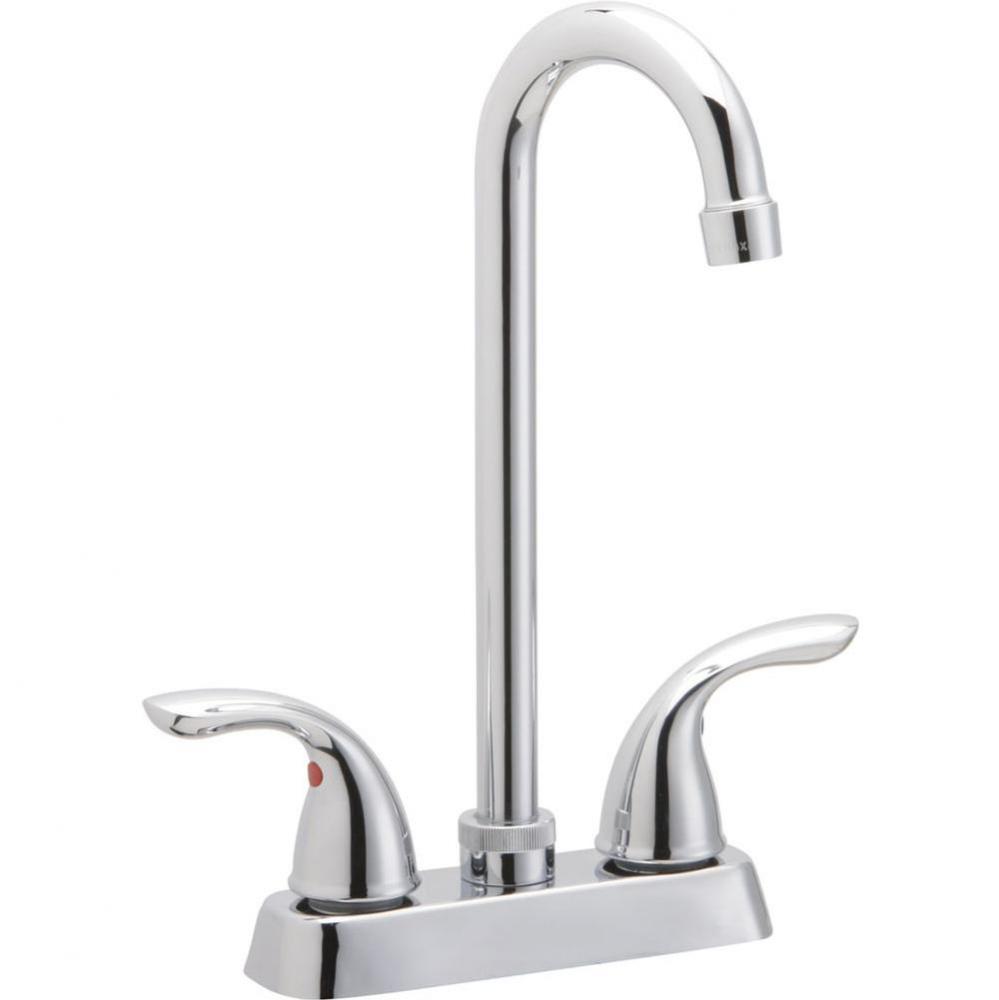 Everyday Bar Deck Mount Faucet and Lever Handles Chrome