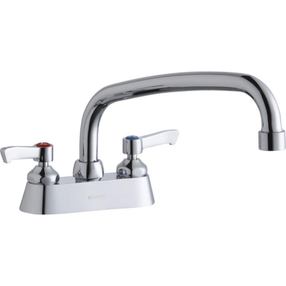 4&apos;&apos; Centerset with Exposed Deck Faucet with 10&apos;&apos; Arc Tube Spout 2&apos;&apos;