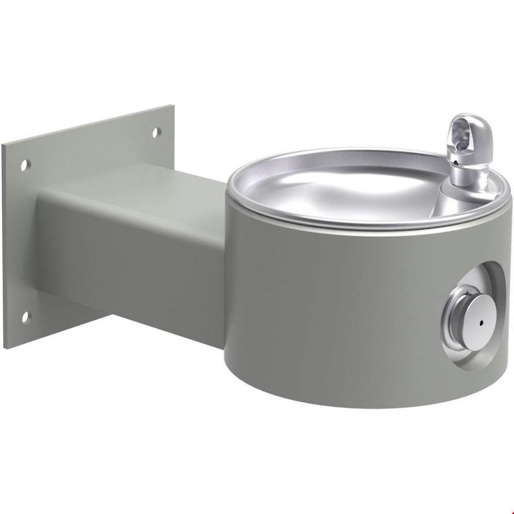 Outdoor Fountain Wall Mount, Non-Filtered Non-Refrigerated, Gray