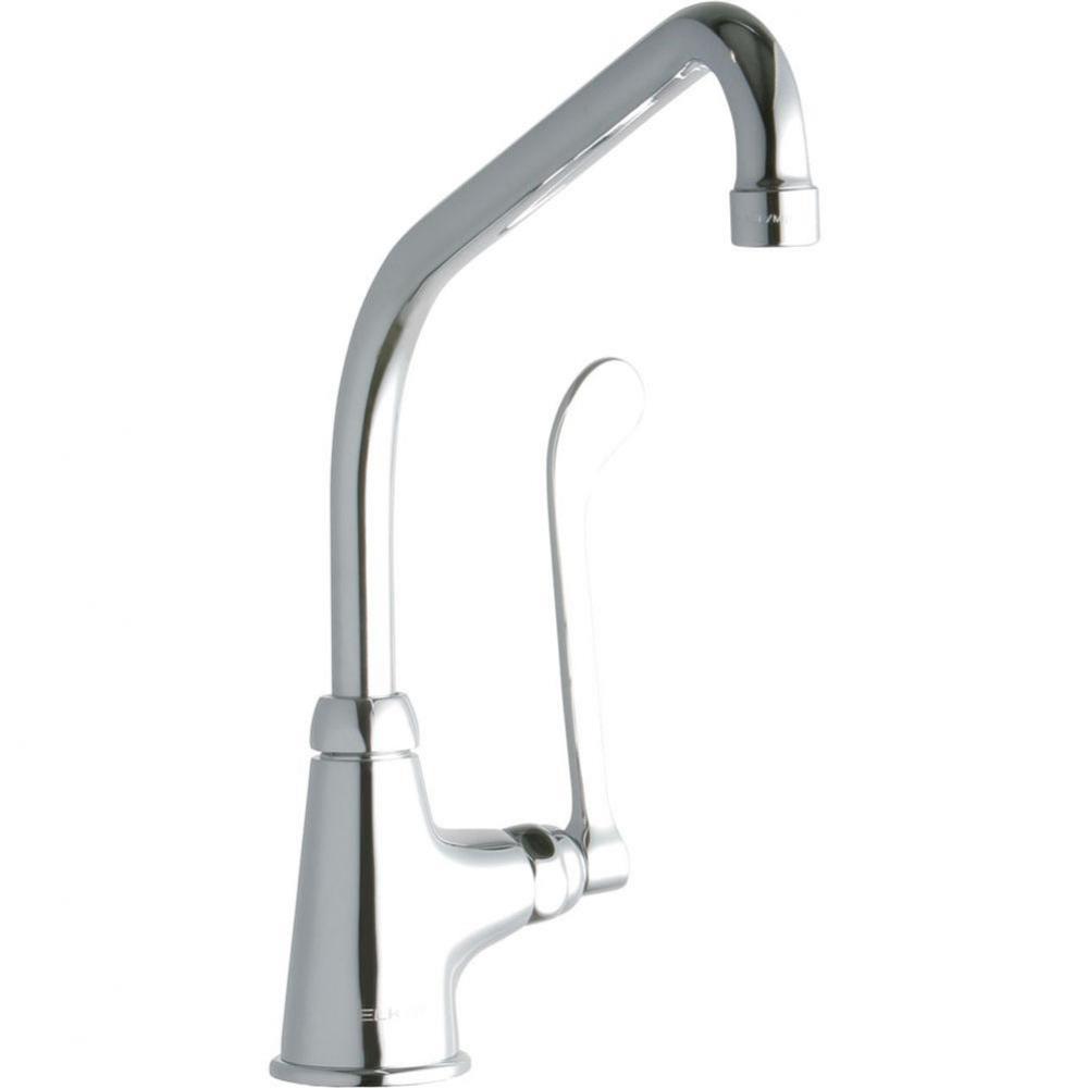 Single Hole with Single Control Faucet with 10&apos;&apos; High Arc Spout 6&apos;&apos; Wristblade