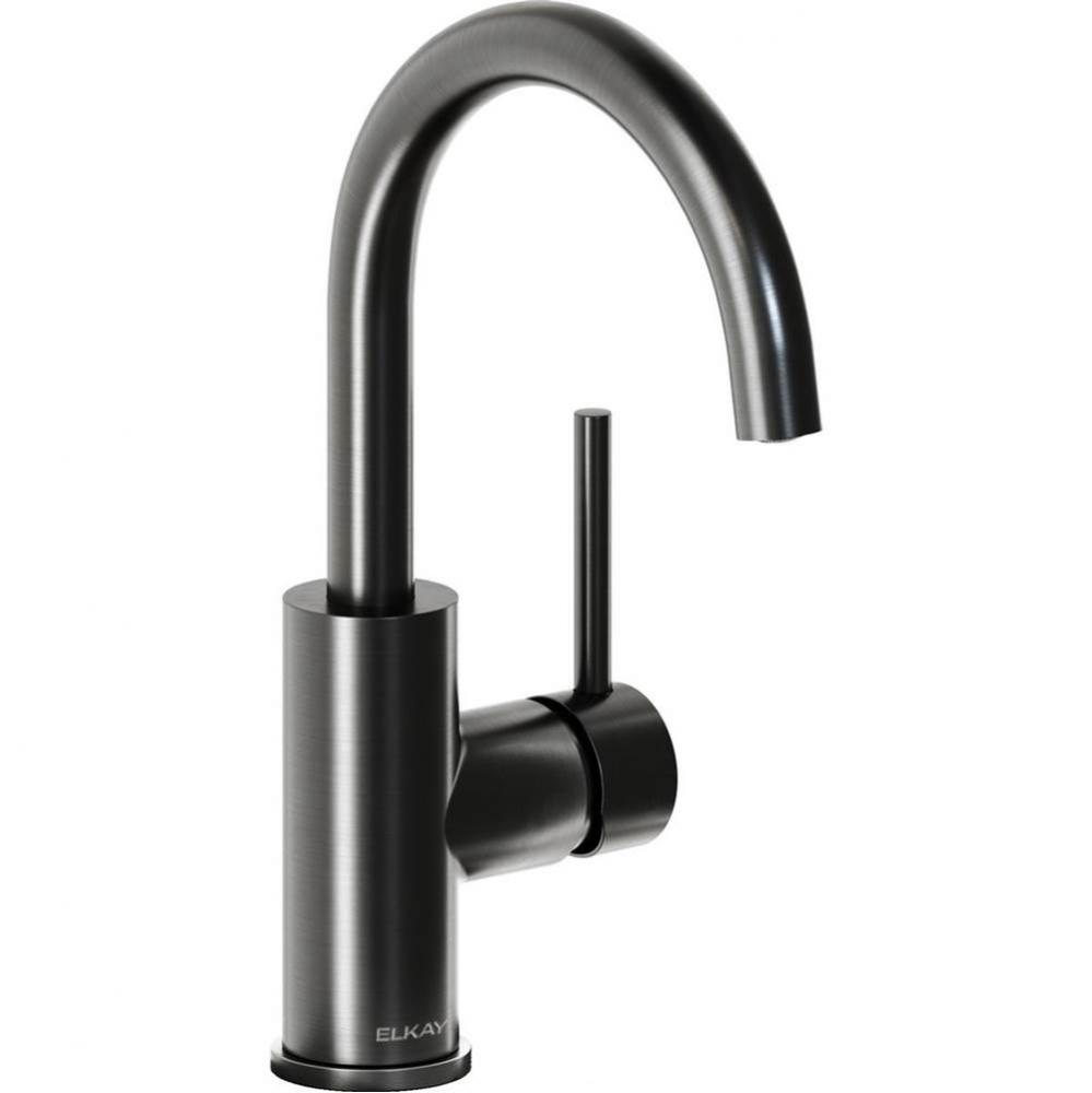 Avado Single Hole Bar Faucet with Lever Handle Black Stainless