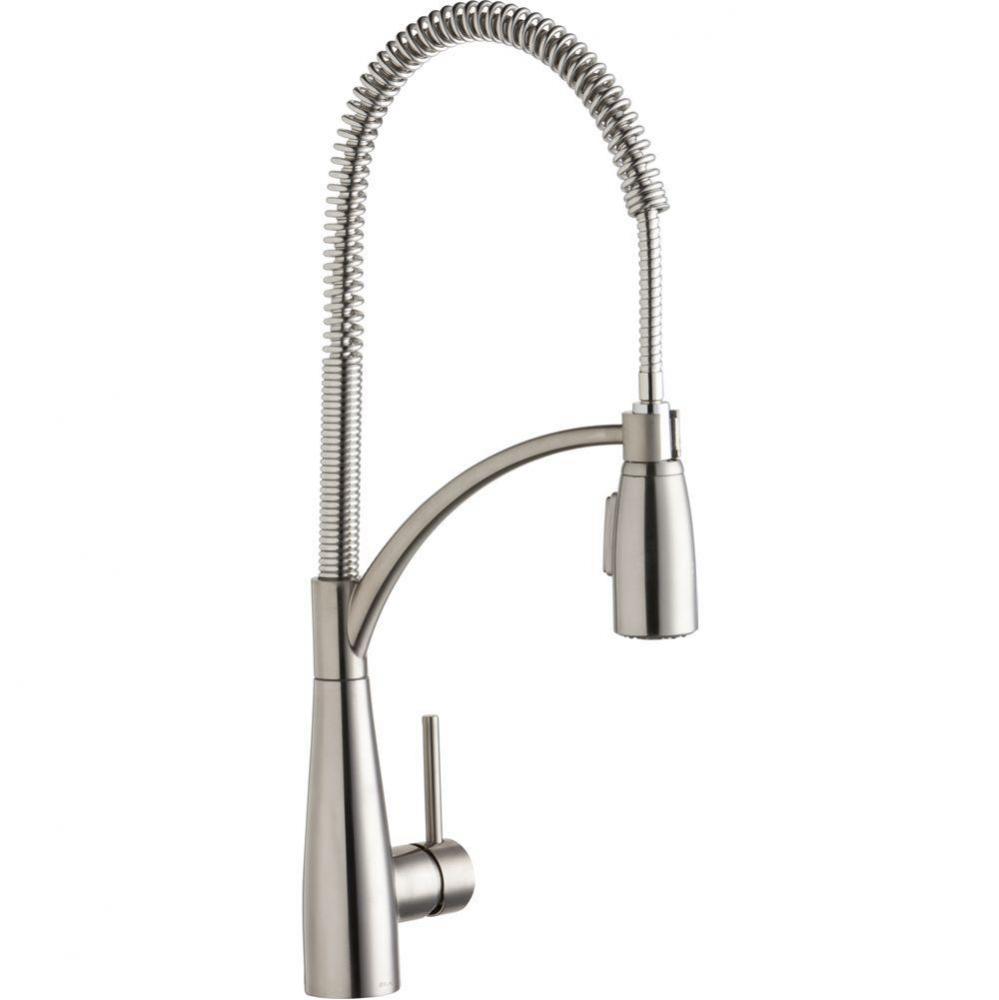 Avado Single Hole Kitchen Faucet with Semi-professional Spout Forward Only Lever Handle, Lustrous