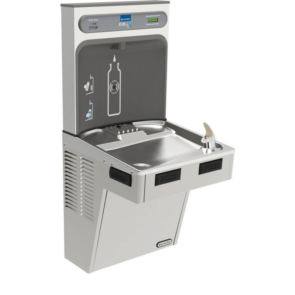 ezH2O Bottle Filling Station with Mechanically Activated, Single ADA Cooler Filtered Refrigerated